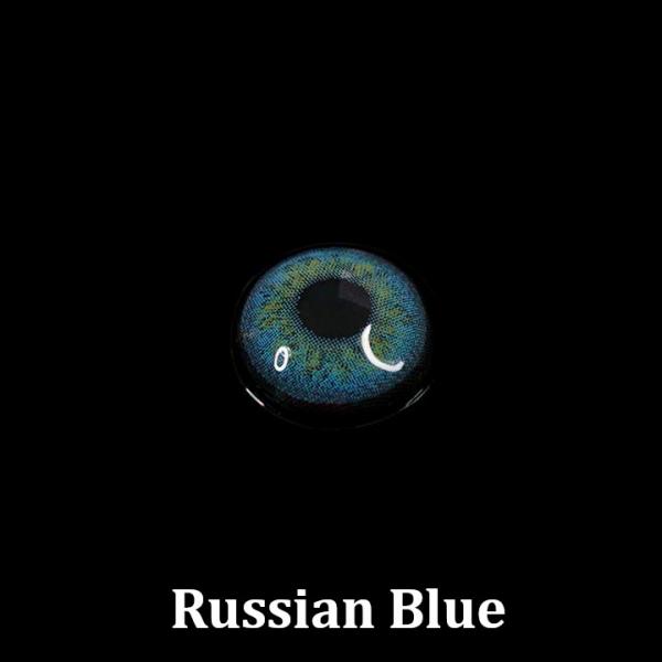Russian Blue - Еднодневни цветни контактни лещи 